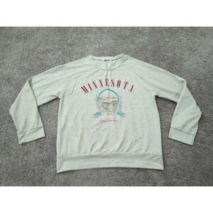 Eagle Mountain Minnesota Pullover Womens L Sweatshirt Romwe Gray‎